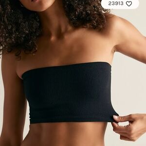 NWT Free People Bandeau Top - Black XL